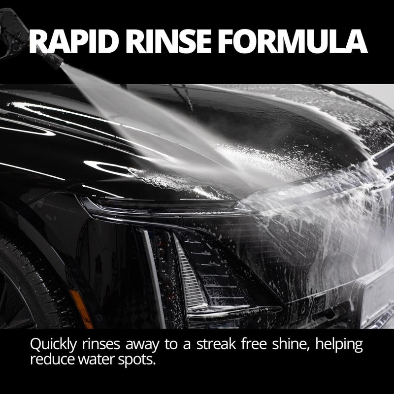 CERAKOTE High Foam Vehicle Shampoo (32 oz. Bottle) - pH Neutral Premium Car Wash Soap - Ceramic Coating Prep and Maintenance - Citrus Scent - Maximum Suds - Image 5